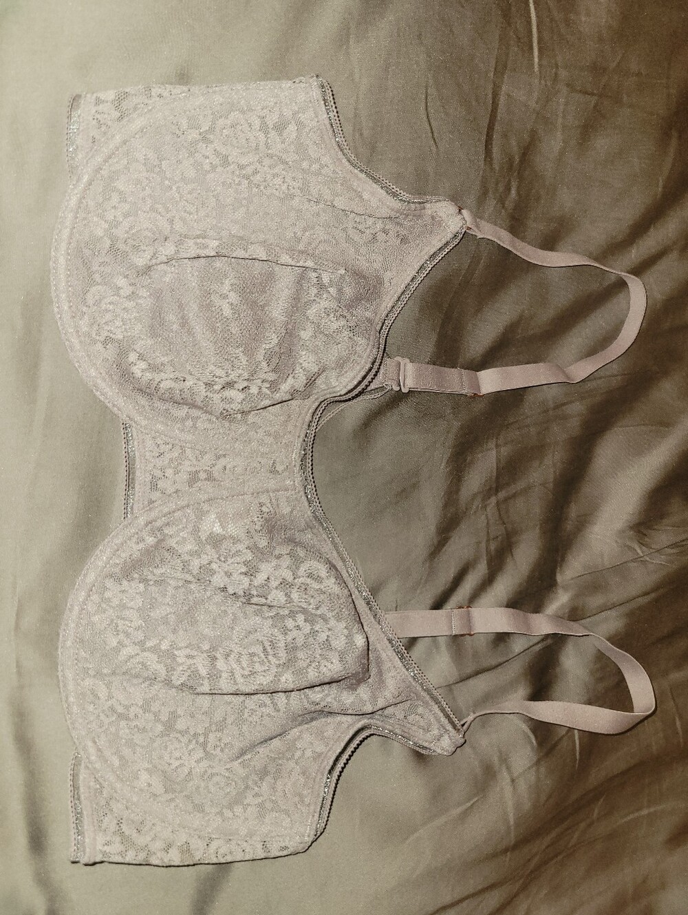 Maidenform Lace Full-Coverage Bra in Mauve Pink